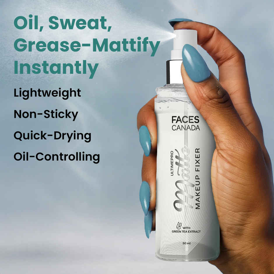 Faces Canada Ultime Pro Matte Makeup Fixer Mini | Long Lasting Makeup Setting Spray