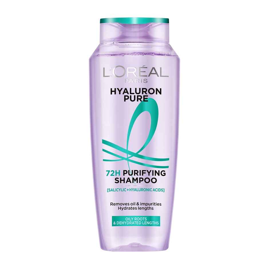 L'Oreal Paris Hyaluron Pure 72H Purifying Shampoo For Fresh Scalp & Hydrated Hair