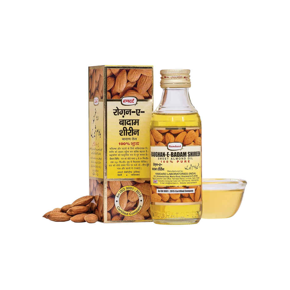 Hamdard Roghan Badam Shirin Pure Almond Oil 100mL