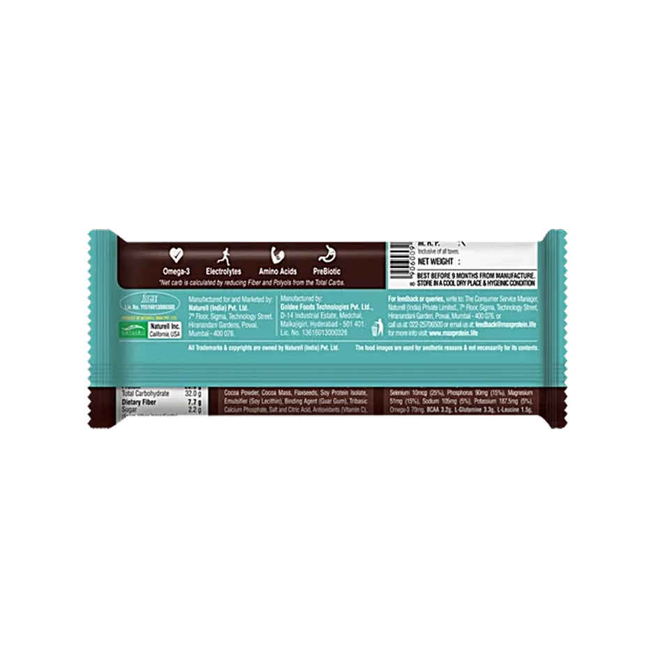 RiteBite Max Protein 20g Protein Bar Choco Slim