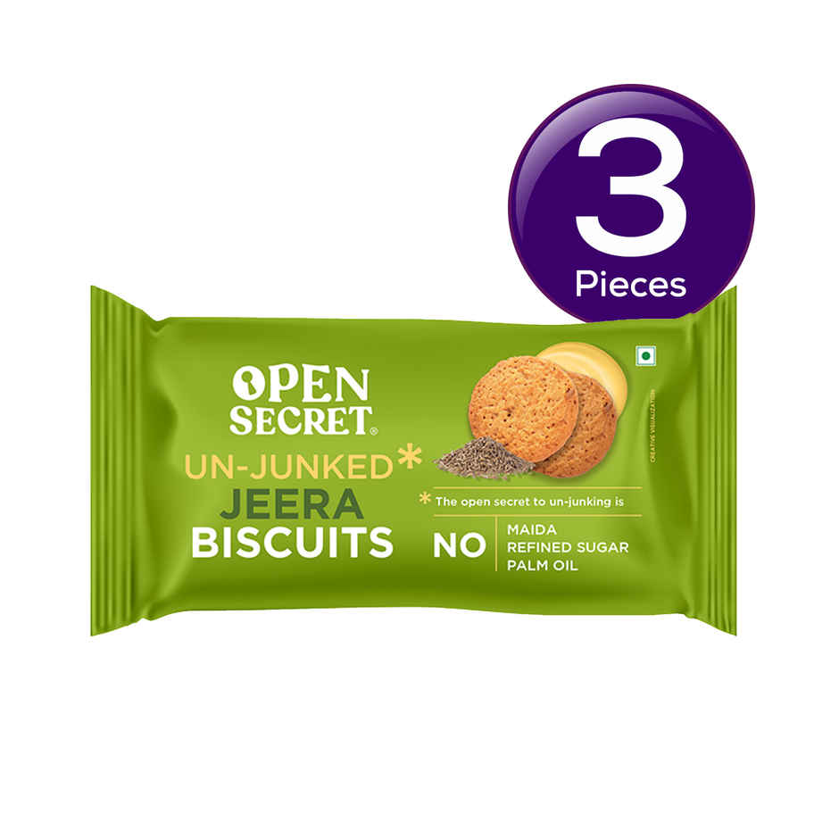 Open Secret Zero Maida Jeera Millet Cookies | Maida-free and Sugar-free Combo