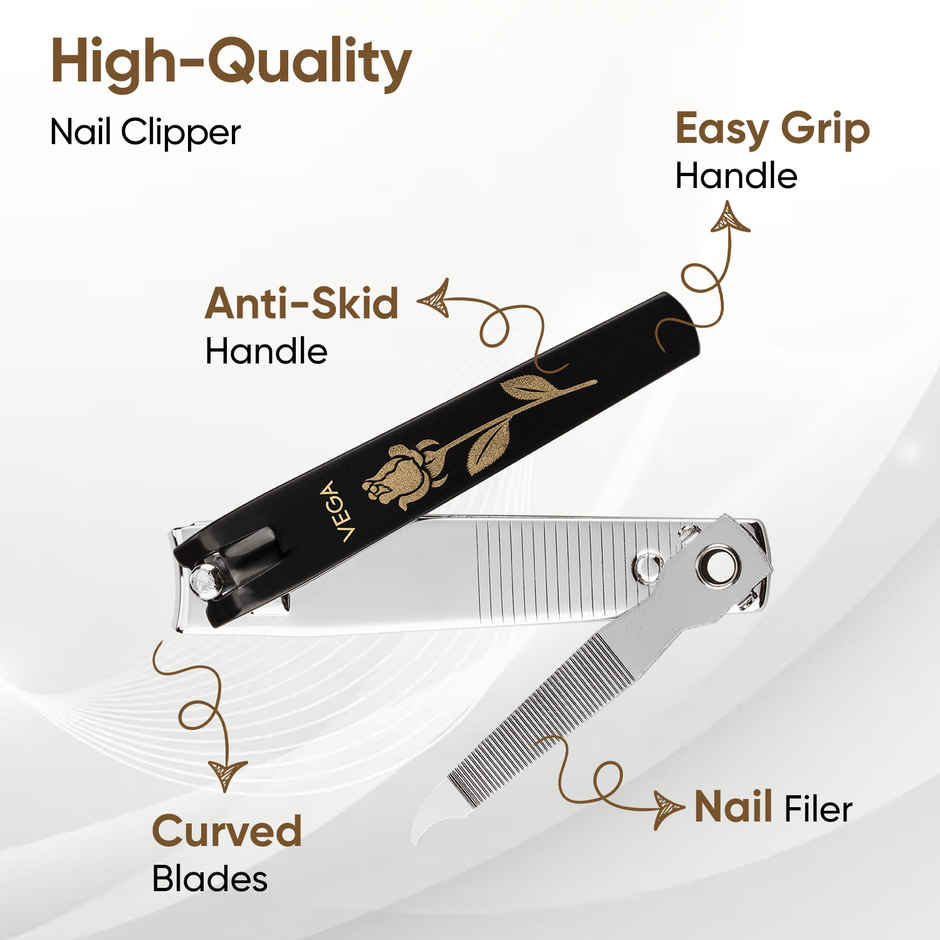 VEGA Large Nail Clipper (Black) (LNC-03)