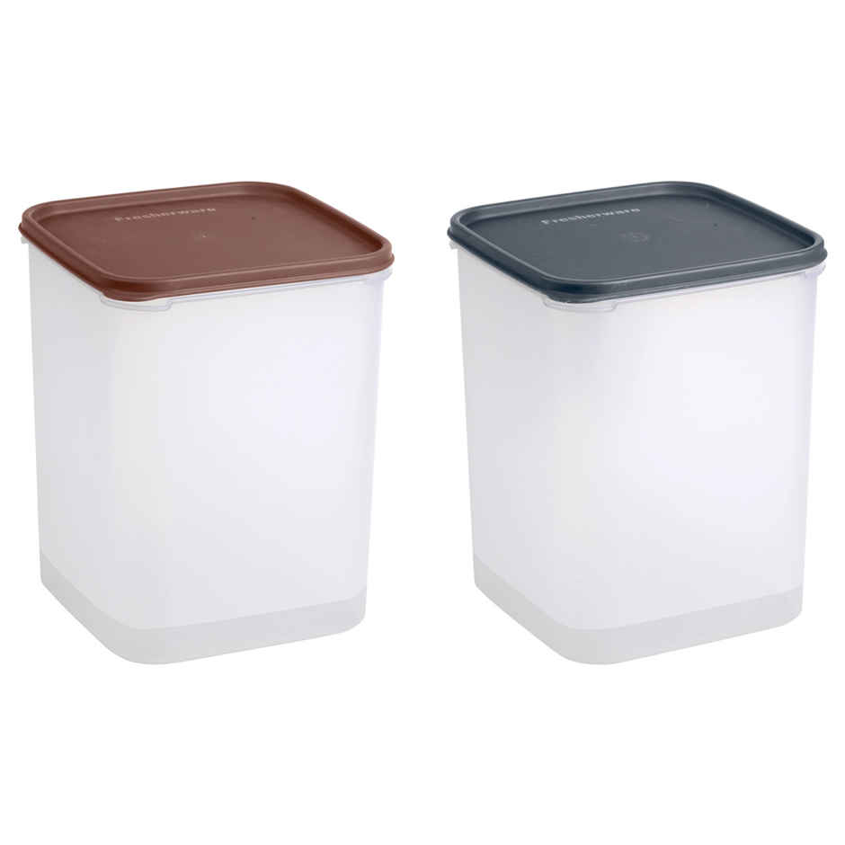 Joyo Fresherware Plastic Storage Container with Airtight Lid,Kitchen Organizers- 6 ltr-Assorted