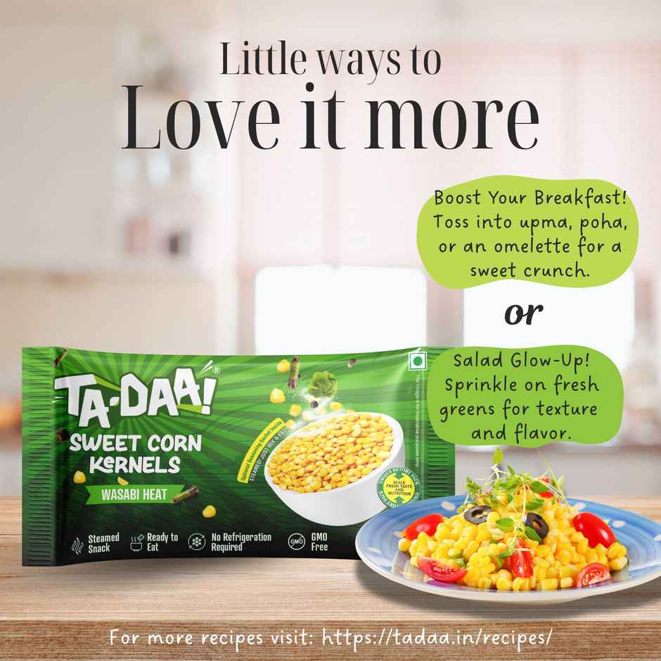 Tadaa Sweet Corn Kernals Wasabi Heat