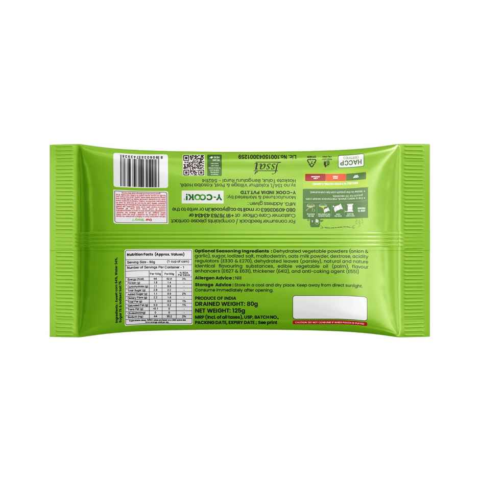 Tadaa Sweet Corn Kernals Sour Cream & Onion