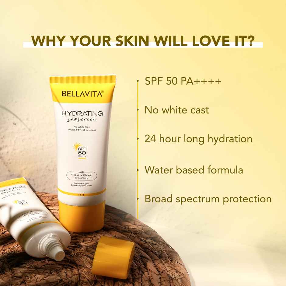 Bella Vita Sunscreen Spf 50 Pa +++ Broad Spectrum All Skin Types