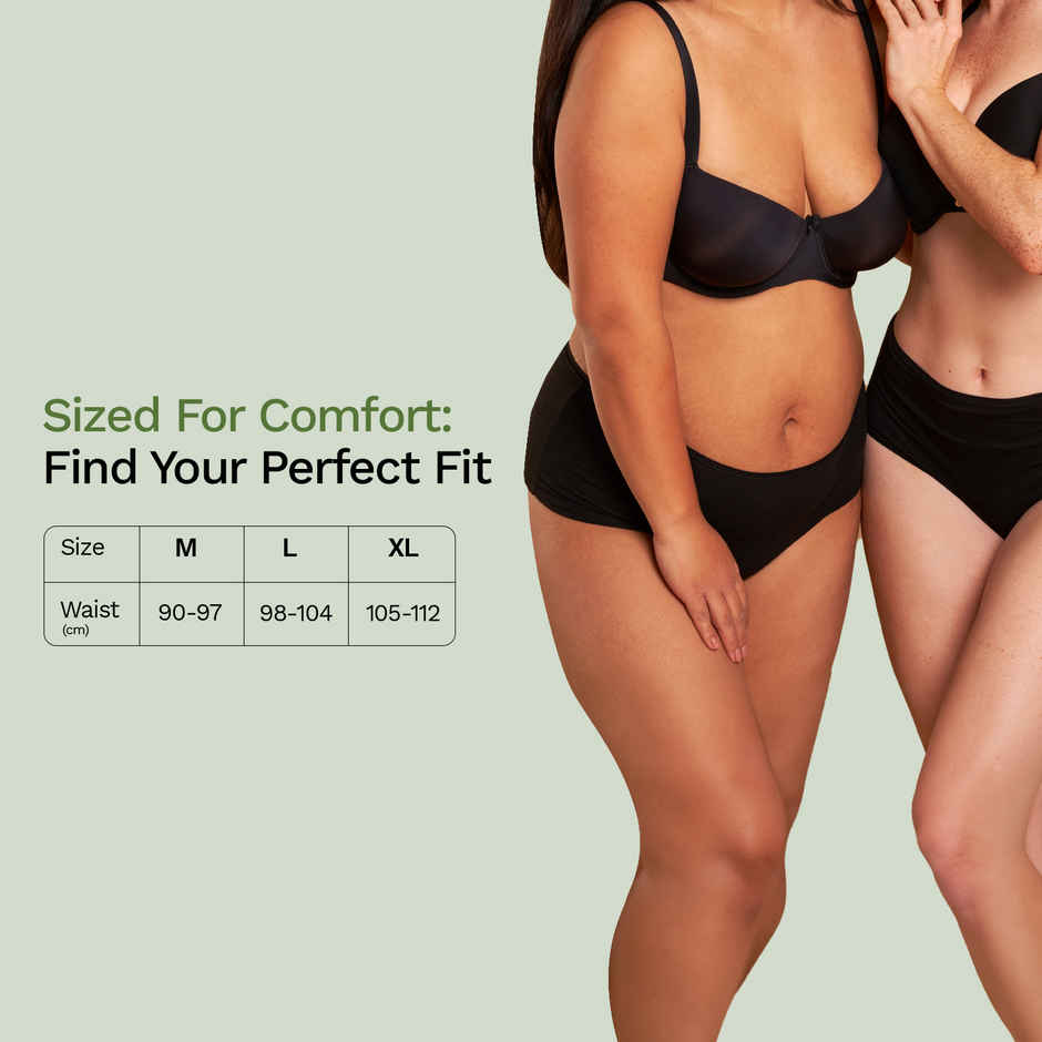 Pee Safe Reusable Period Panty For Women & Girls | Medium Size | Lasts Up to 60 Washes