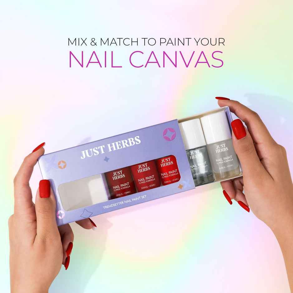 Just Herbs Trendsetter Nail Paint Kit