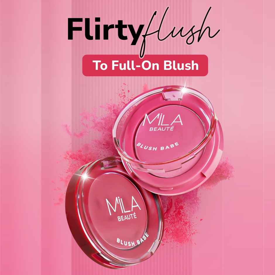 Mila Beaut� Blush Babe Powder Blush - 01 Candy Pink