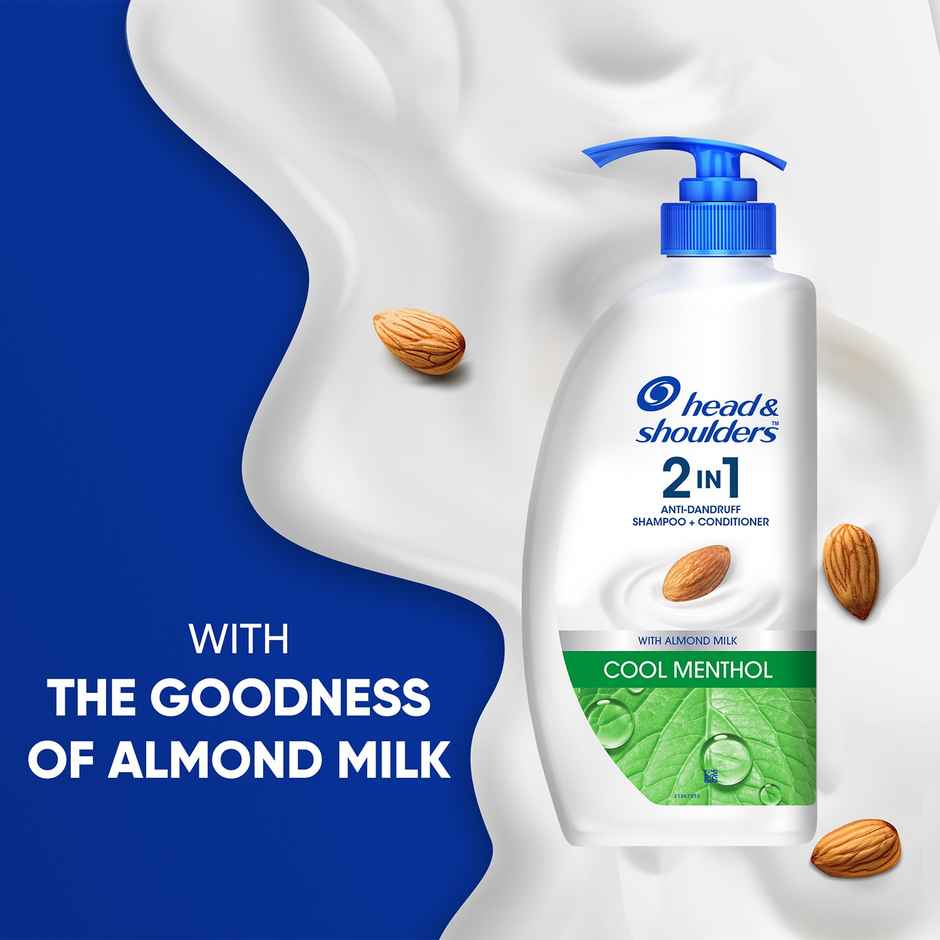 Head & Shoulders 2-In-1 Cool Menthol Anti Dandruff Shampoo + Conditioner For Women & Men