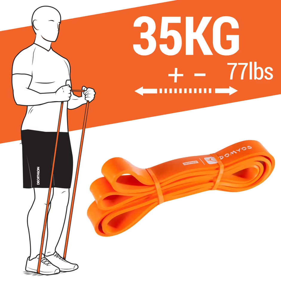Decathlon | Corength Training Resistance Band 35kg - Orange