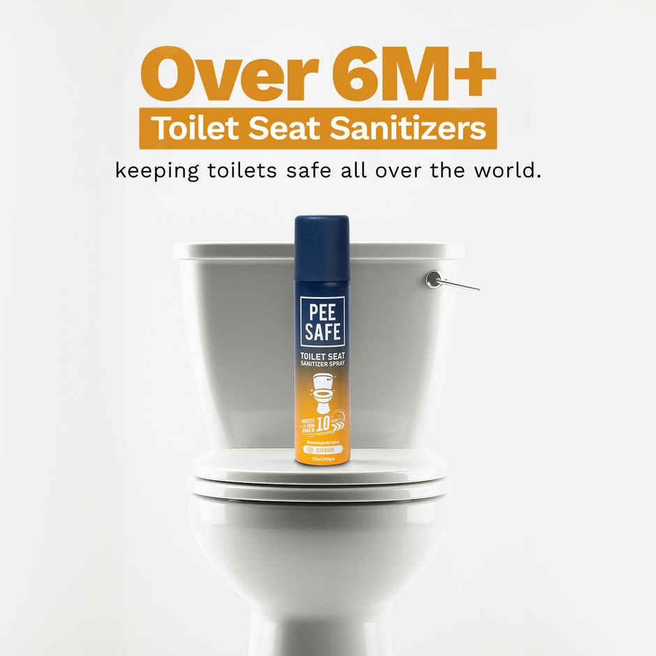 Pee Safe Toilet Seat Sanitizer Spray (Citrus)