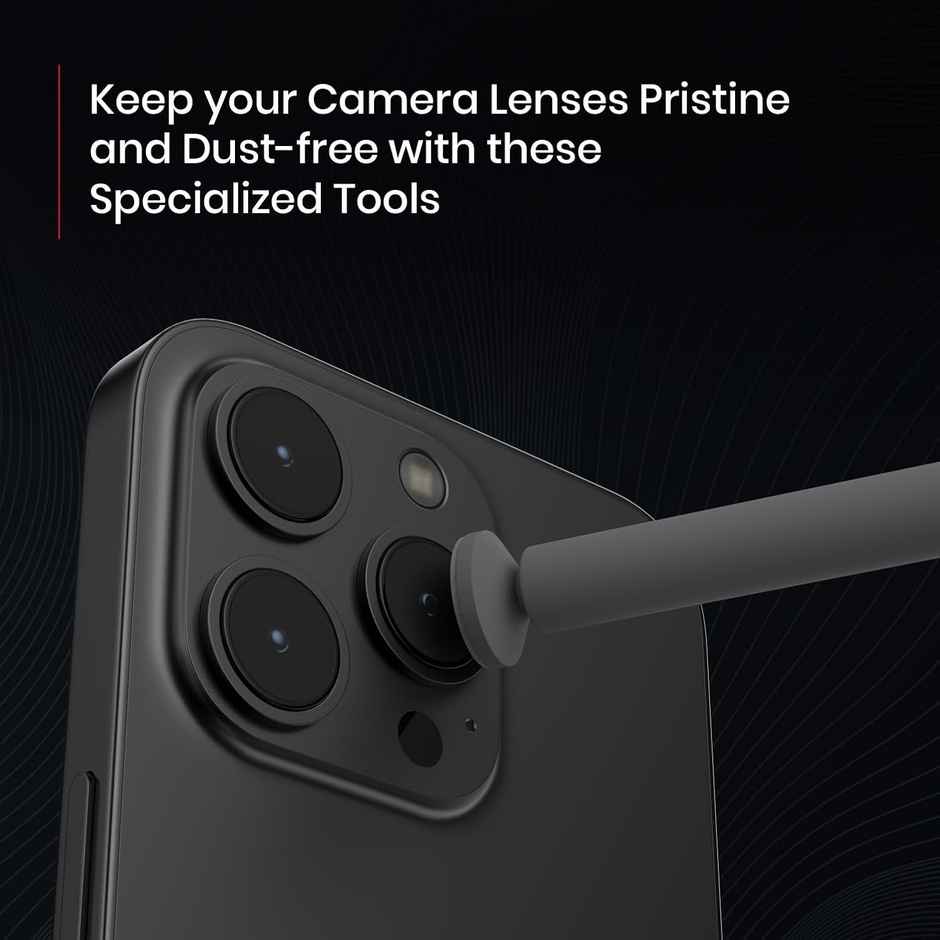 Portronics Clean T 21 in 1 Smart Multifunctional Gadget Cleaning Kit for Laptops, Smartphones, Keyboard, Earbuds, Earphone, Camera Lens, Mist Spray, Air Blower, Long Brush, Key Puller - White