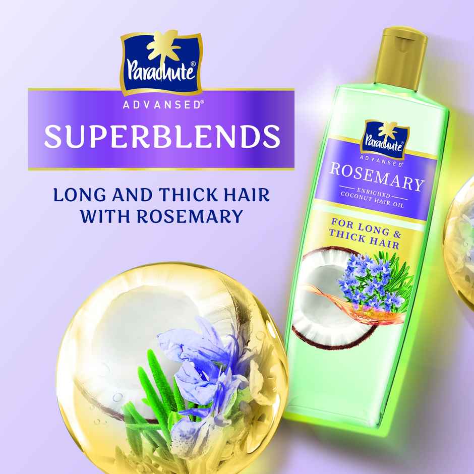 Parachute Advansed Rosemary Enriched Coconut Hair Oil