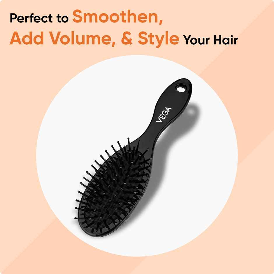 VEGA Cushioned Hair Brush For Men And Women | All Hair Types | R3-CB