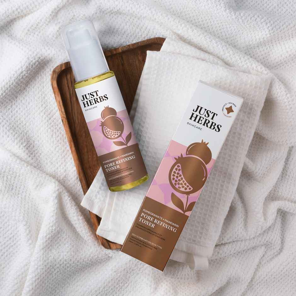 Just Herbs Pore Refining Acne Prone Tonique With Pomegranate Mandarin For Enlarged Pores