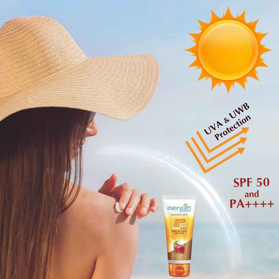 Everyuth Naturals SPF 50 Sun Block Lotion
