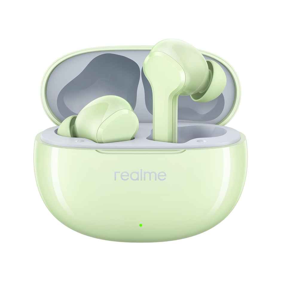 Realme Buds T110 With Ai Enc For Calls Fast Charging Bluetooth In Ear Earbuds (Country Green)