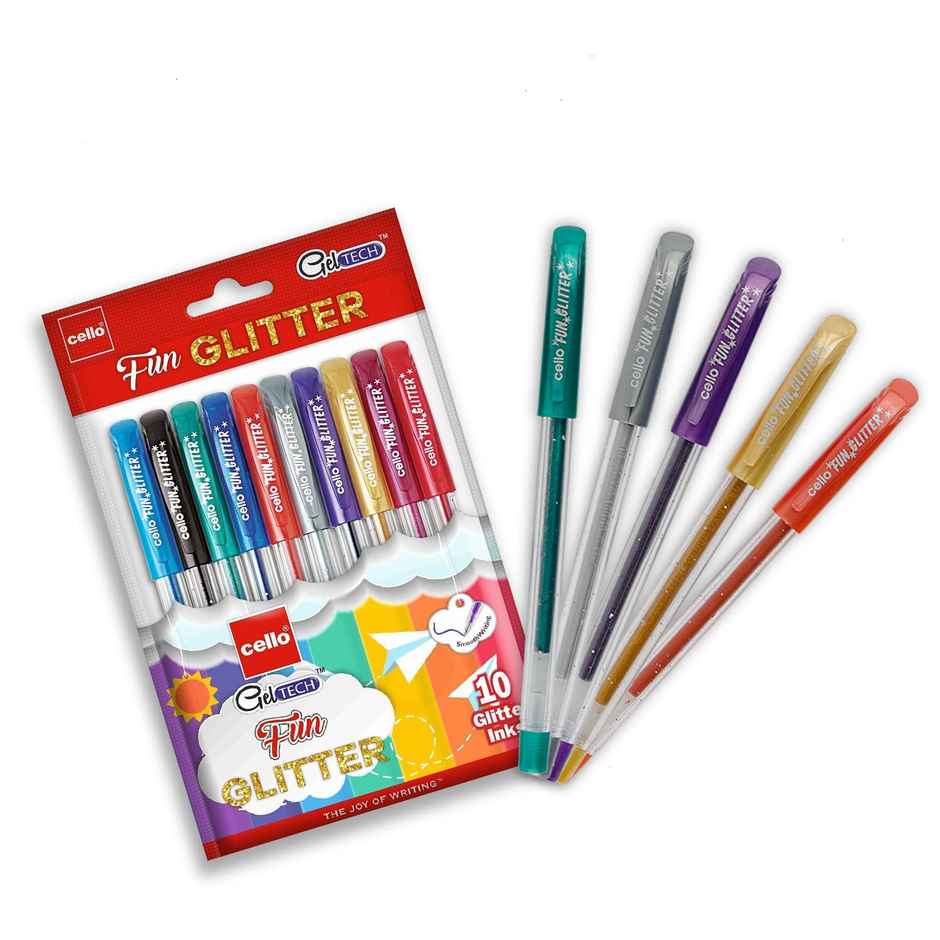 Cello Geltech Fun Glitter Assorted