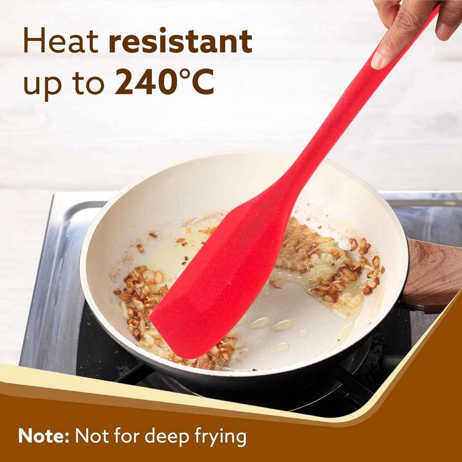 Agaro Delux Silicone Spatula Set of 6 , Cooking and Mixing, For Non-Stick Cookware