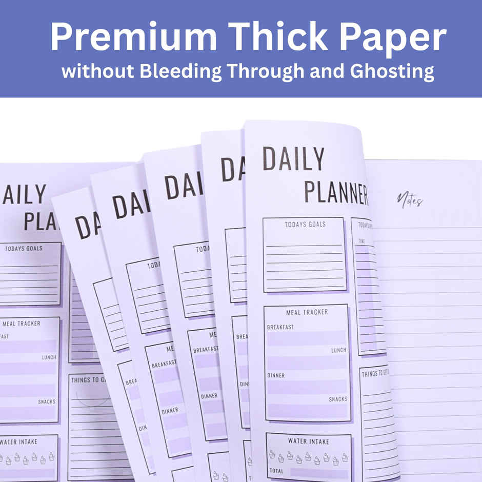 DRAWGUUD Undated Daily Planner Schedule To Do List Notebook | Daily Life Organizers Journal