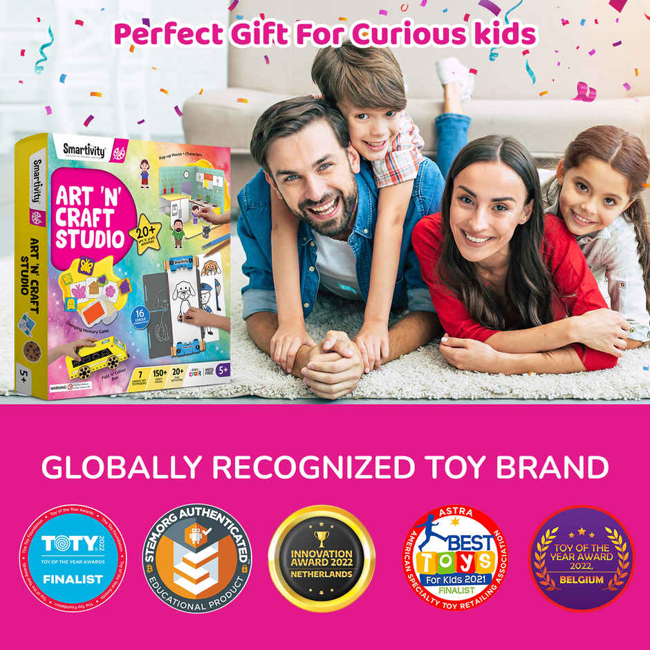 Smartivity Science Experiment Kit for 4 to 8-Year-Old Kids, 50+ Magical Science Experiments