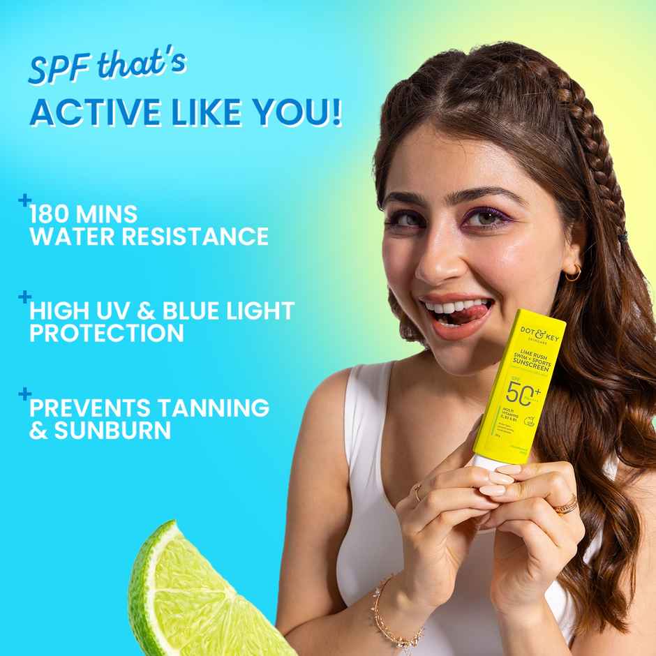 Dot & Key Lime Rush Swim + Sports Sunscreen SPF 50+ PA++++
