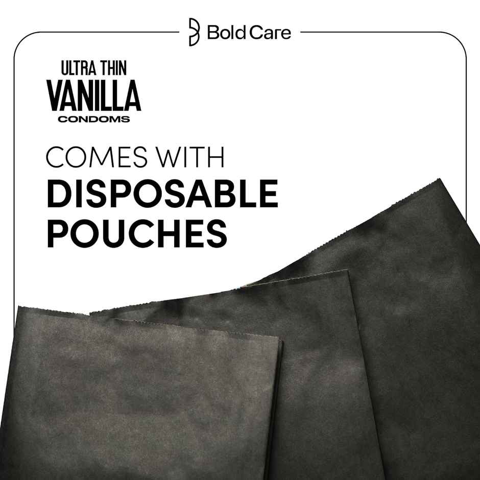 Bold Care 404 Super Ultra Thin Vanilla Flavored Condoms For Men
