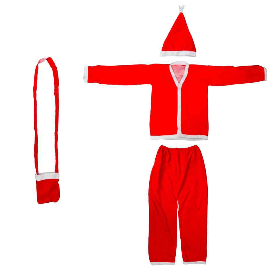 Santa Claus Kids Dress | 10-13 yrs | Comfortable Wear | Mad Over Print