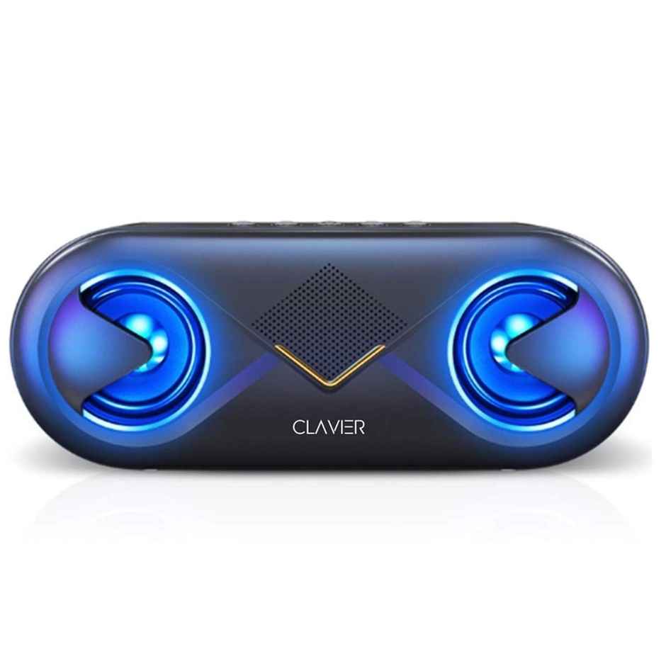 Sounce Clavier Supersonic Portable Bluetooth Speaker, Bluetooth 5.0 Wireless Speakers with 10W HD Sound and Rich Bass, 12H Playtime, Built-in Mic for iPhone & Android - Black