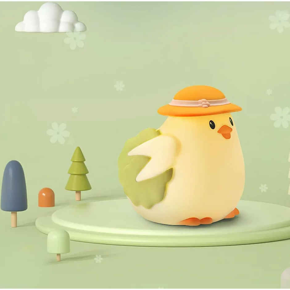 Desidiya Bpa-Free Silicone Vegetable Chicken Night Lamp