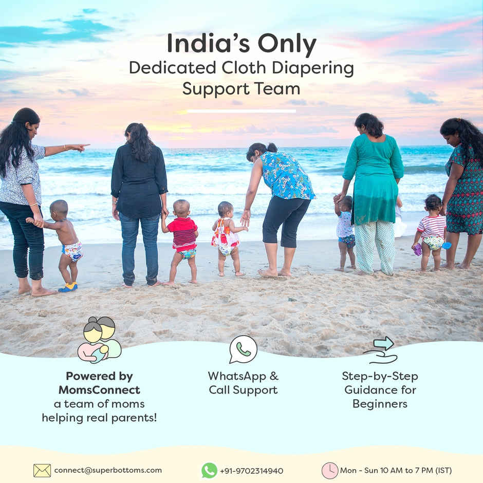 SuperBottoms Langot Trial Kit with 5 Best Selling Langot for New Born | 0 - 6 Months | 5kg - 10kg