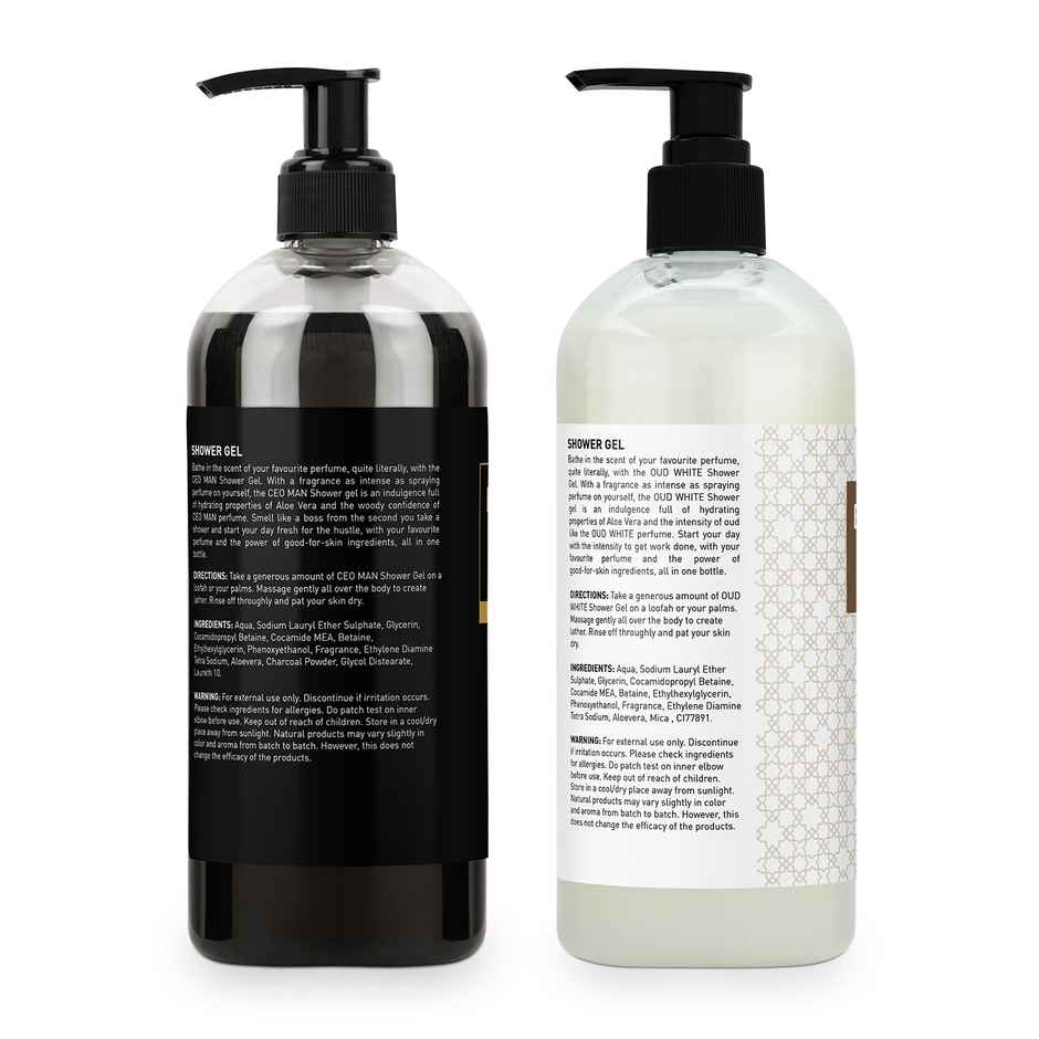 BELLAVITA Ceo Man And White Oud Shower Gel Combo