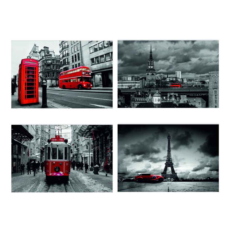 Paper Plane Design Travel Theme Wall Posters | Set of 10 | (12 Inch x 18 Inch) D7