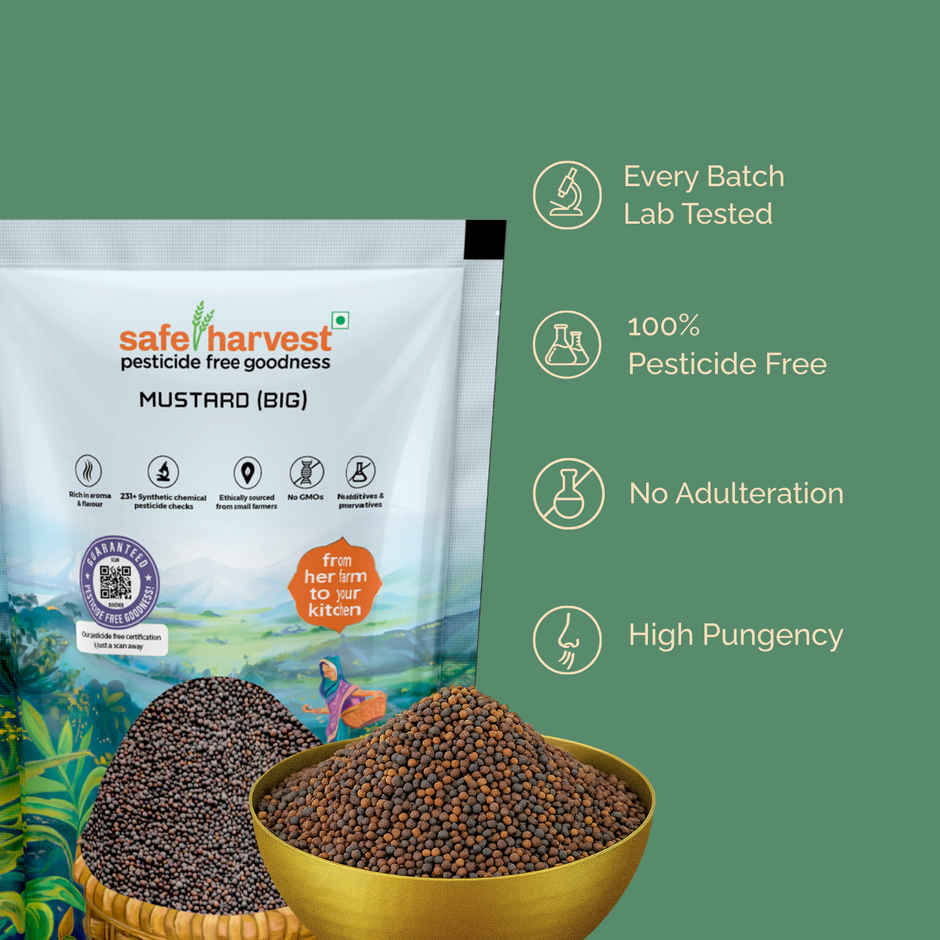 Safe Harvest Pesticide-Free Mustard