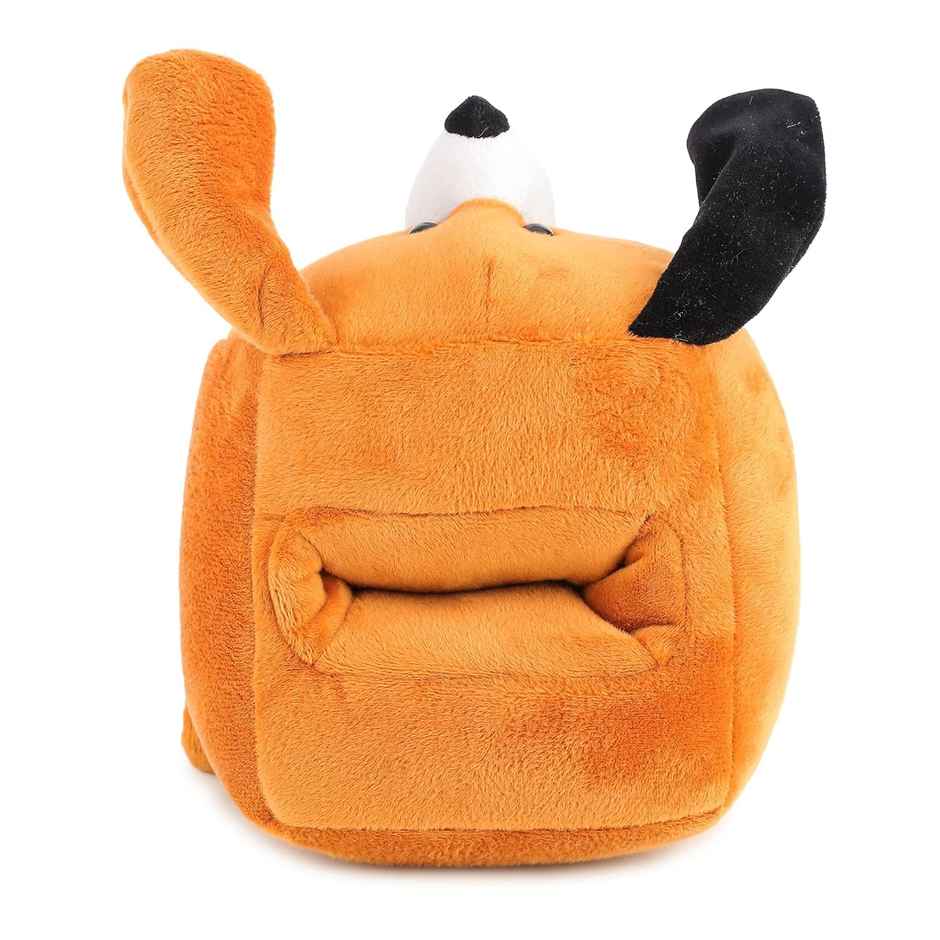 Webby Plush Cute Dog Teddy Multi Purpose Holder Soft Toys | Brown