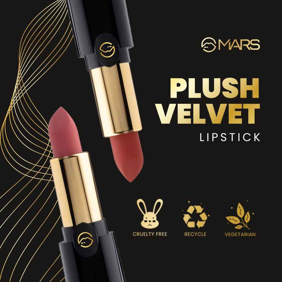 MARS Cosmetics Plush Velvet Creamy Matte Lipstick For Women | 03-Ls15-Brown Sugar