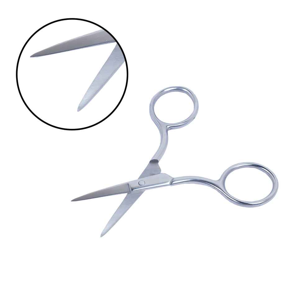 Bronson Professional Pointed ScisBAUs for Eyebrow, Beard, and Nose Hair Trimming | Stainless Steel