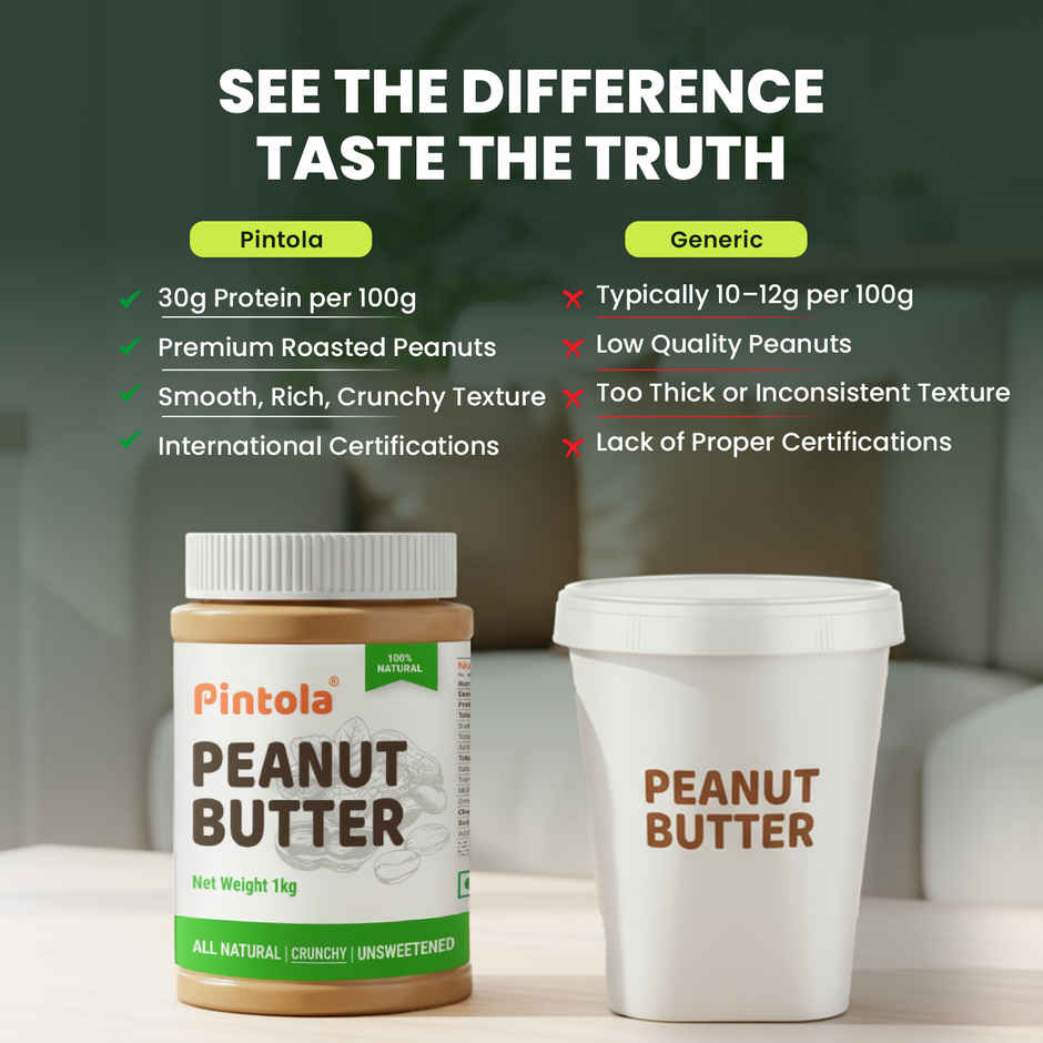 Pintola All Natural Peanut Butter - Crunchy