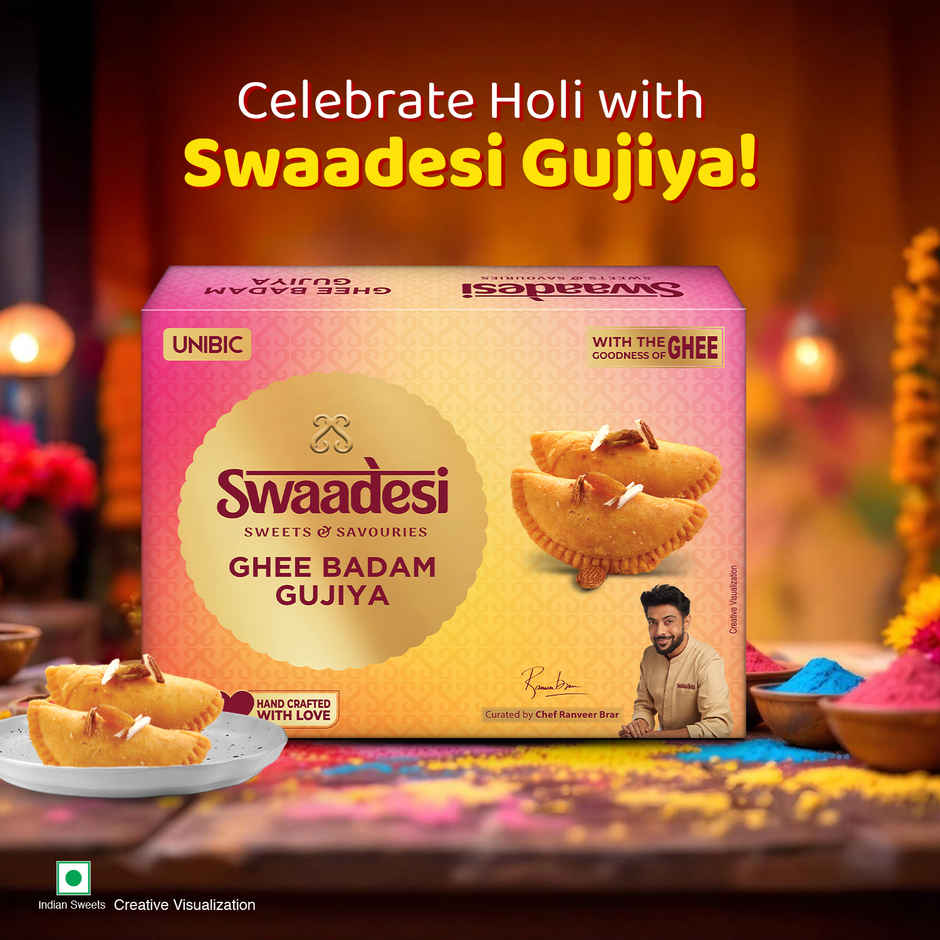 UNIBIC Swaadesi Pure Ghee Badam Gujiya