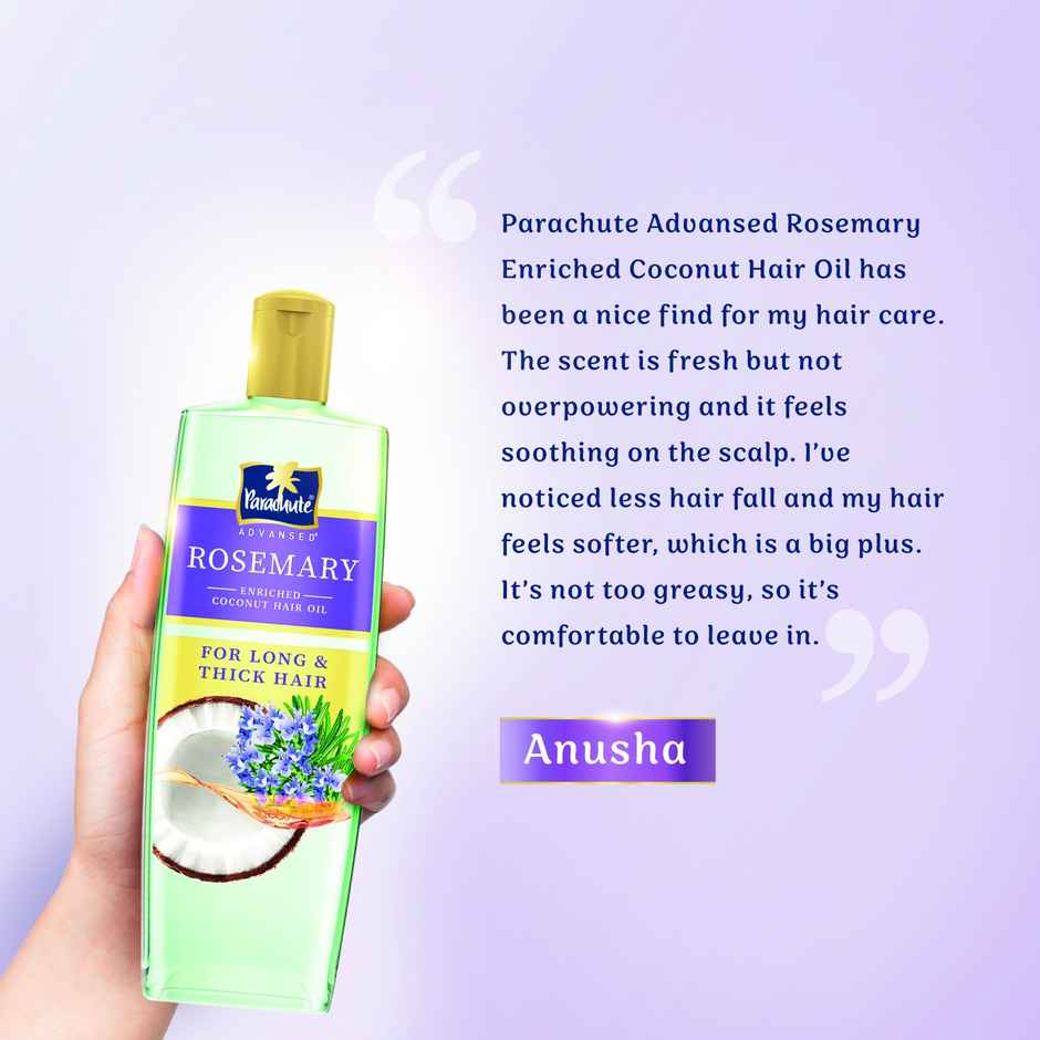 Parachute Advansed Rosemary Enriched Coconut Hair Oil