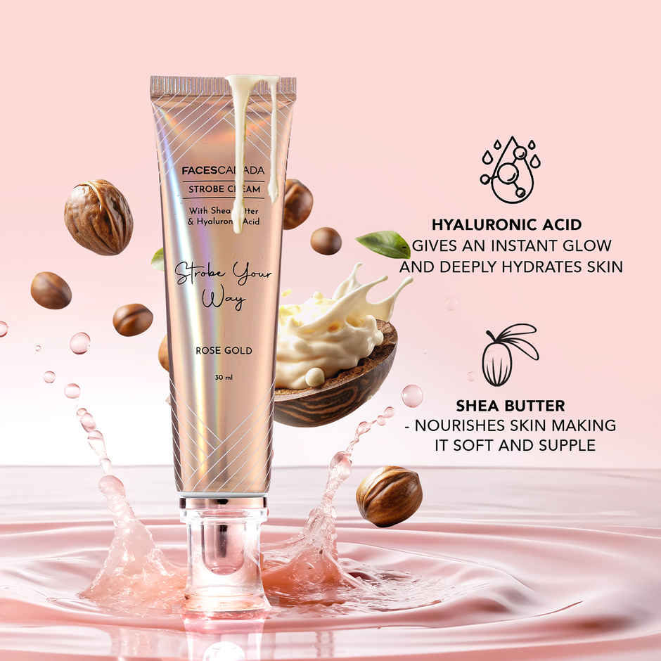 Faces Canada Strobe Cream | Silver | Primer + Highlighter + Moisturizer