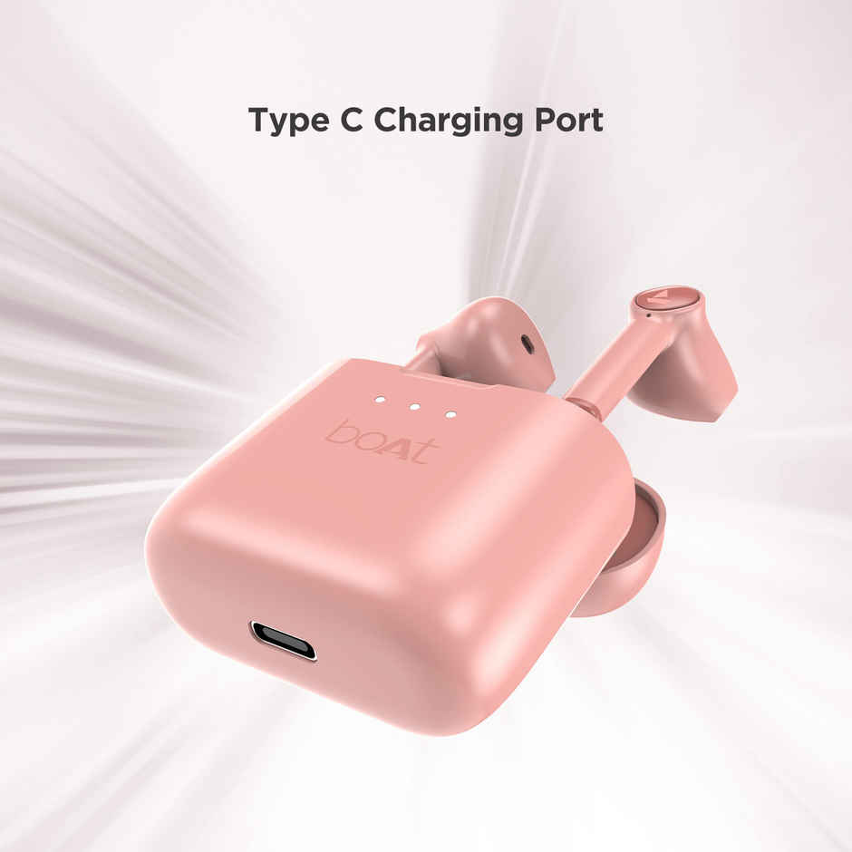 boAt Airdopes 138 TWS Earbuds with 60 Hrs Playtime, ASAP Charge, 13mm Drivers & BTv5.1 - Cherry Blossom