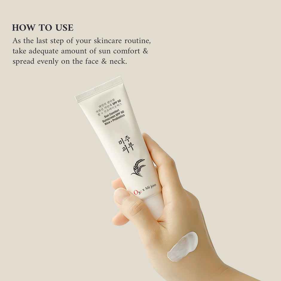 O3+ Mijoo Korea Sun Comfort Lightweight Sunscreen SPF 50