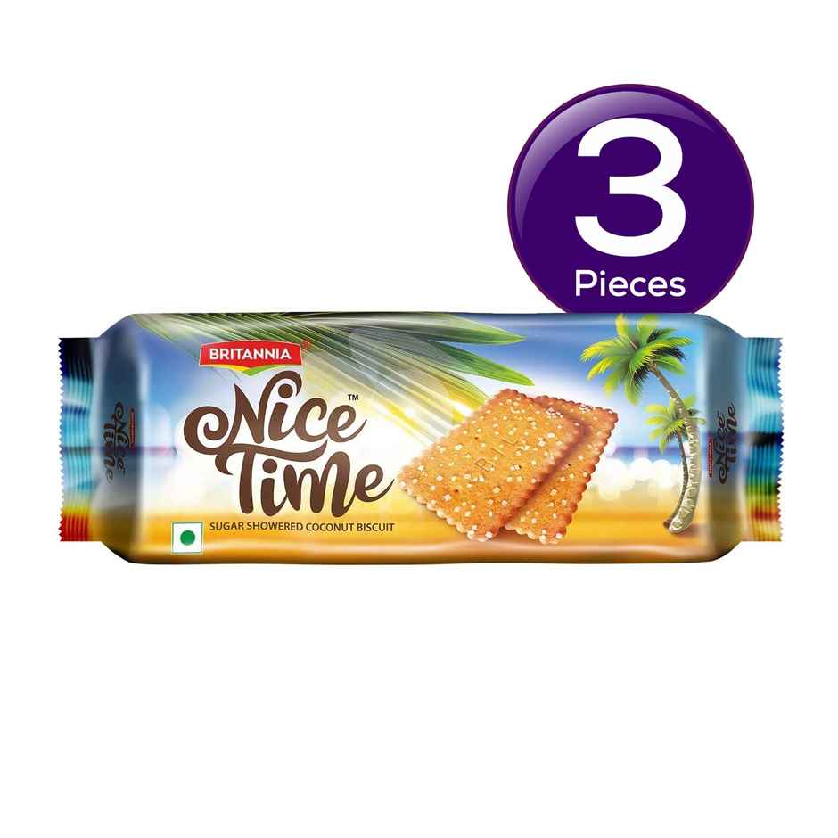 Britannia Nice Time Coconut Flavoured Biscuits |  Combo