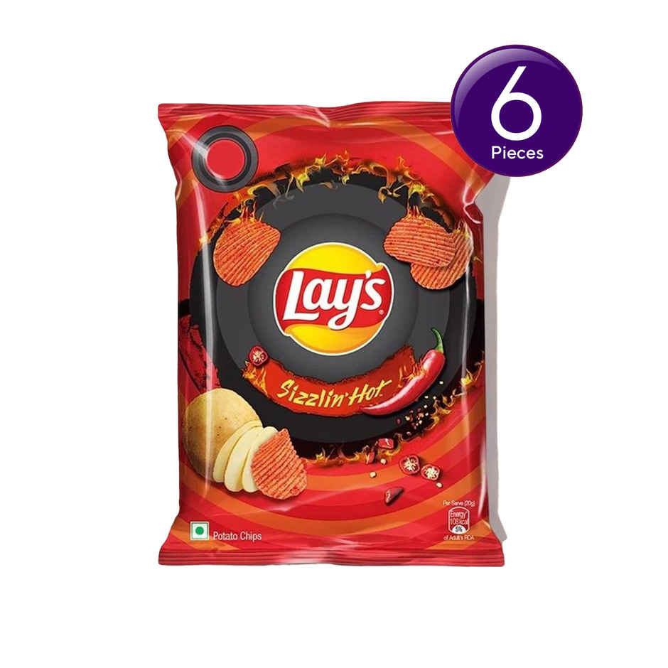 Lay's Potato Chips - Sizzling Hot Spicy Flavour Combo 