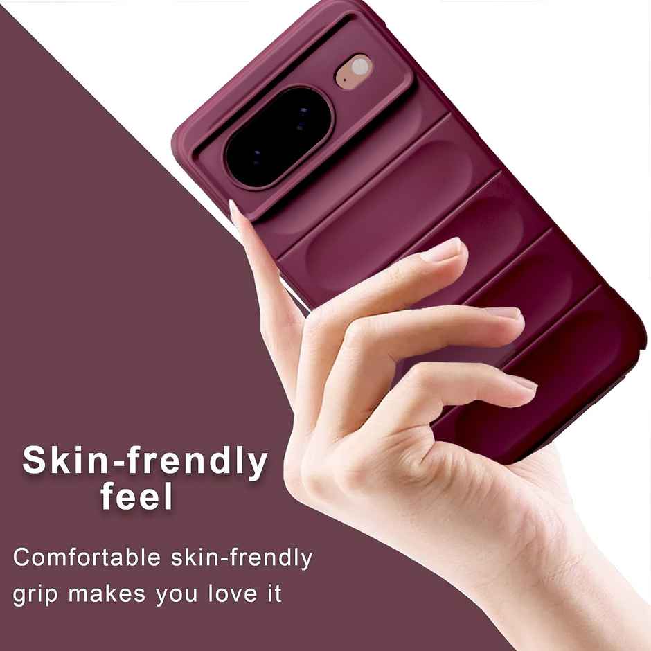 Artistque Case For Google Pixel 8 Back Cover - Liquid Stripe Cover Silicone