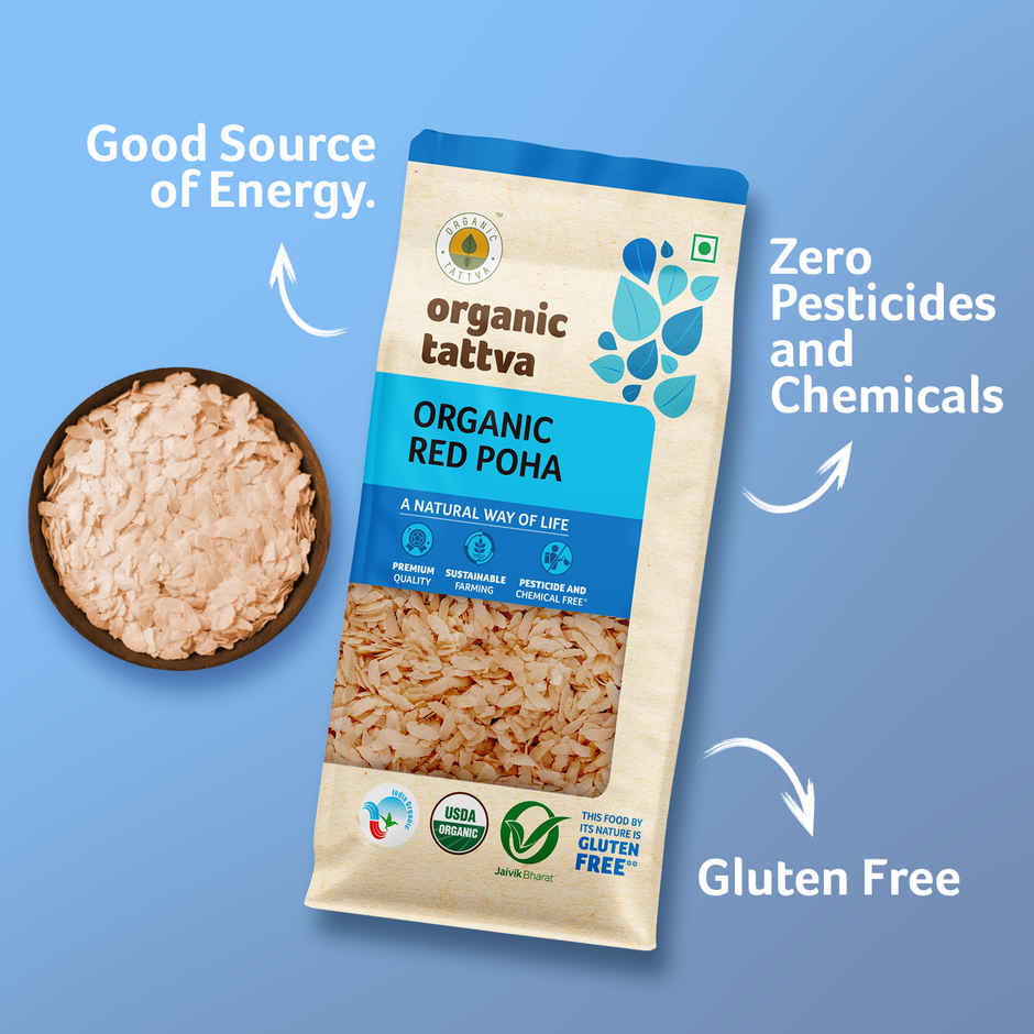 Organic Tattva Red Poha