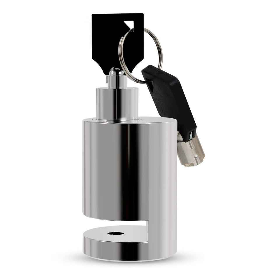 Autoguys Anti Theft Heavy Duty Stainless Steel Wheel Disc Brake Lock For Bike/Motorcycle Security