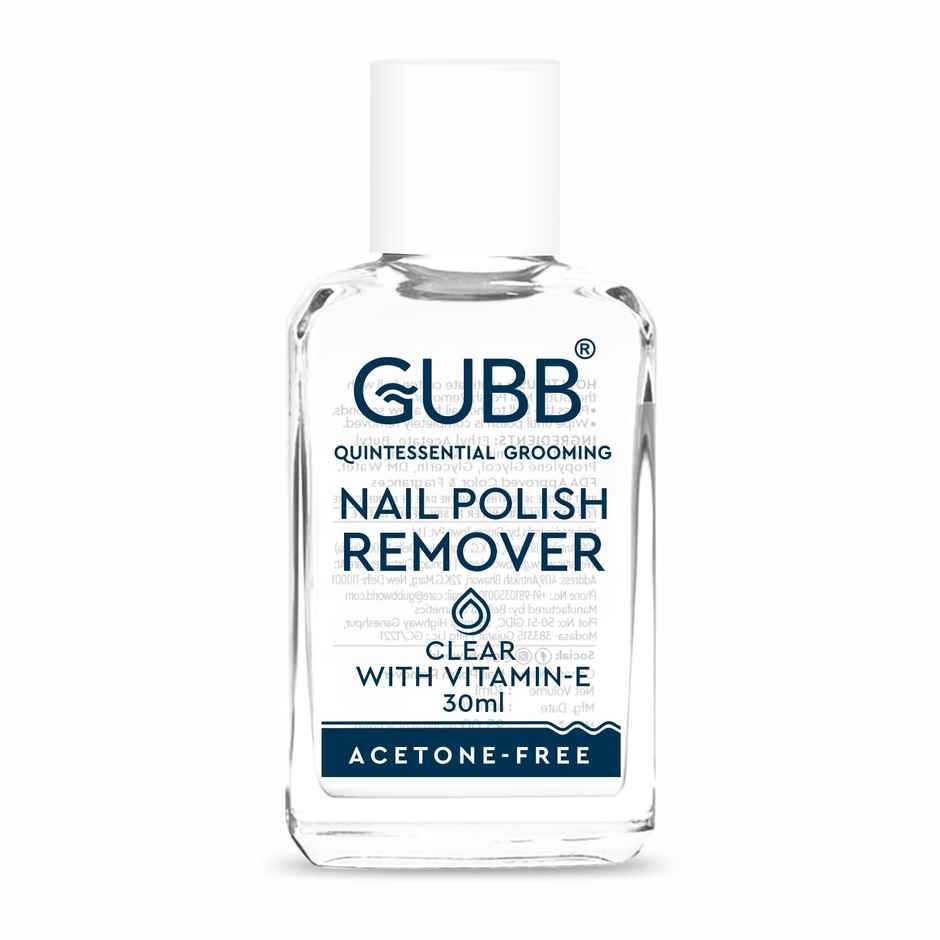 GUBB Nail Polish Remover | Clear